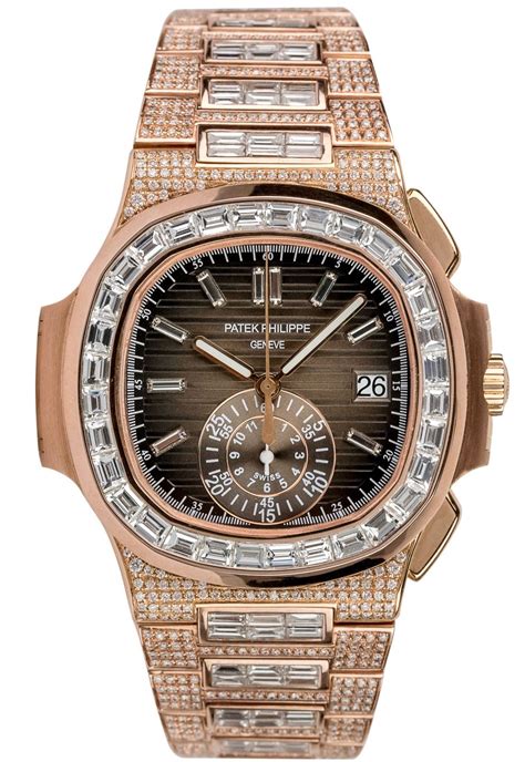 patek philippe 5980 diamond|Patek Philippe 5980 rose gold.